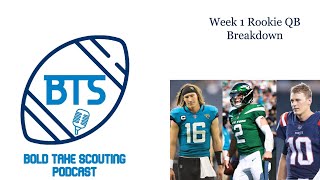 Lawrence Struggles? Zach Wilson Runs for his Life? Mac Jones Shines?: NFL Week 1 Rookie QB Breakdown