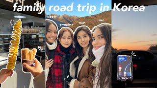 what i eat on a family road trip 🚗 Korean gas stop & convenience store food, car mukbang, deep talk!