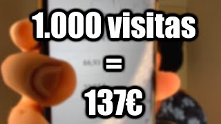 137€ por cada MIL VISITAS en mis PÁGINAS WEB