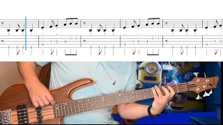 Double Life | EASY SHORT BASS Play Along | Despicable Me 4 | Pharrell Williams | SHEET and TAB