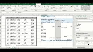 How to make pivot table in excel