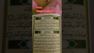 Сура ночь предопределения #коран #sunnah