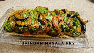 BAINGAN MASALA FRY | EGGPLANT FRY MASALA RECIPE BY ASMA AZEEM