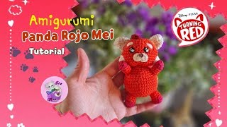 Turning Red 🐾 Panda Rojo Amiguruimi Tutorial a Crochet Paso a Paso