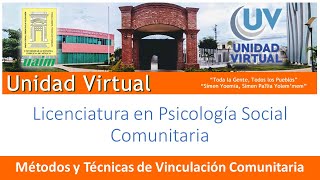 Sesión 3.- Métodos y Técnicas de Vinculación Comunitaria