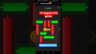 13 August mini game Hamster Kombat