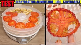 deshydrateur silvercrest lidl alimentaire test fruits et légumes Food Dehydrator Dörrautomat