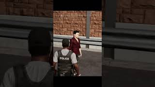 a four car accident on the highway #pov #policesimulatorpatrolofficers  #car #gta #shortvideo