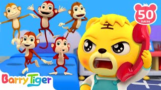 五只猴子蹦蹦跳🐒 + 更多兒歌🎵 | 數數兒歌🔢 | 兒歌🎶 | 動畫📺 | 童謠📖 | 國語兒歌 | 貝樂虎 ️