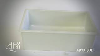 ALFI brand AB3018UD 30" Undermount / Drop In Fireclay Kitchen Sink