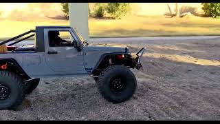 #Jeep #Wrangler #Pickup #Injora Hardbody On #Redcat #Gen8 Chassis First Run #rc #hobbywing ESC