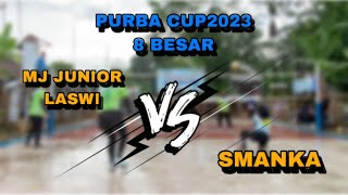 TURNAMEN BOLA VOLI PUTRI PURBA CUP2023‼️MJ JUNIOR VS SMANKA SET KE 2