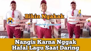 LUCU - Nangis Karna Nggak Hafal Lagu Maju Tak Gentar || Video Viral Bikin ngakak