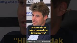 Magnus Carlsen atau Hikaru Nakamura yang kurang briefing?!🙃😂