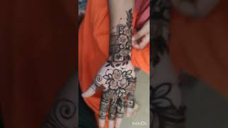 easy front hand mehendi design,simple mehendi design #youtube #mehndi #music