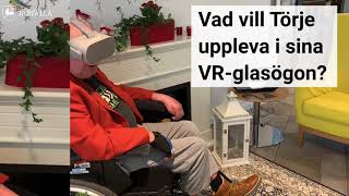 Törje tittar i VR-glasögon