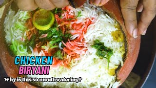 Simple chicken biryani for celebration #biryani #flamingstove #kulhadchickenbiryani #biryaniinclay