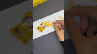 Rate this Chips Miniature from 1 to 1000 😍💛 #shorts #art #diy #handmade #tutorial #craft #drawing