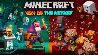 Minecraft Way Of The Nether Adventure Map!!!!! (The Nether World!!!)