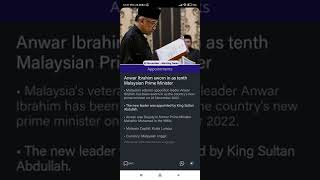 Anwar Ibrahim sworn in as tenth Malaysian prime minister