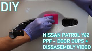 Nissan Patrol Y62 - DIY PPF Door Cups