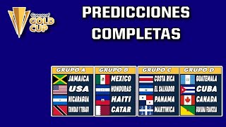 Predicción Copa Oro 2023 ✅❌