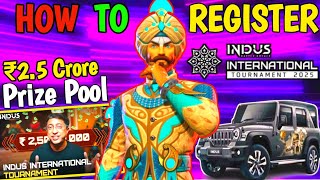 HOW TO REGISTER IN IIT (INDUS INTERNATIONAL TOYRNAMENT)?