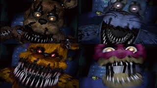 FNAF 4 - All Jumpscares!