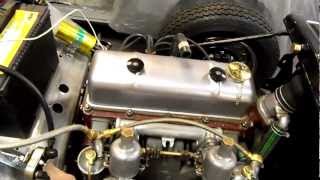 1951 MG TD XPAG cranking, backfiring, coughing