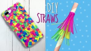 DIY Drinking Straw Crafts