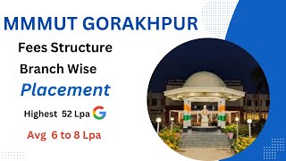 MMMUT Gorakhpur Admission Process 2023 | Placement | Fees | MMMUT Campus Review | JEE Mains #mmmut