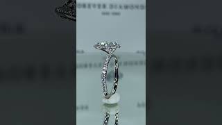 1.5ct Pear Shape Diamond Halo Engagement Ring - "Victoria"