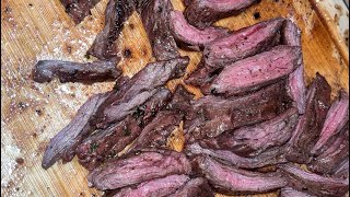 Grilled Skirt Steak with a Homemade Chimichurri Sauce🥩😋 #dinnerideas #dinnerrecipes