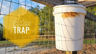 Cheap DIY Honey Bee Swarm Trap (5 Gallon Bucket)