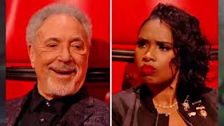 The Voice UK 2018- Olly Murs in sh-ck as Tom Jones k--ses his mother on the lips