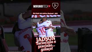 JADSON, dominou e soltou a bomba pra marcar um golaço!!!🔴⚪⚫ #golsdosaopaulofc #historiadosãopaulofc