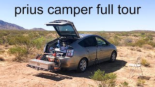 A Tour of my Prius Camper (how I live in a prius)