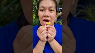 🍬🍭🐮 Thách đấu kẹo dẻo bò cười, mâm xôi, ngôi sao 🍬⭐🍭 Muội Vlog 1140 #shorts