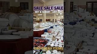 Shimoga Crockery items Biggest Sales