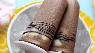 Polos o paletas de nutella sin lactosa (helados súper cremosos sin heladera)