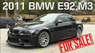 2011 BMW E92 M3 | Competition Package - Fully Loaded | For Sale By Owner