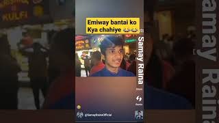 Emiway bantai roasted by Samay Raina  krsna ki kulfi #shorts #memes #emiway  #roasting