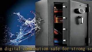 SentrySafe Fireproof and Waterproof Large Steel Home Safe with Digital Keypad Lock, California DOJ