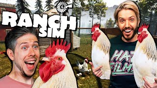 We're going to be chicken farmers in Ranch Simulator!