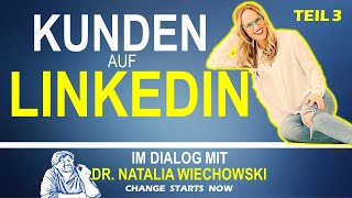 Mit LinkedIn Kunden gewinnen - Business Konzept und Personalmarketing Konzept - Think Natalia