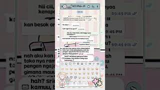 POV DIAJAK KE TOKO SAMA TEMAN || pov whatsmock fake chat || #whatsmock #soft #4u #fyp #aliacans