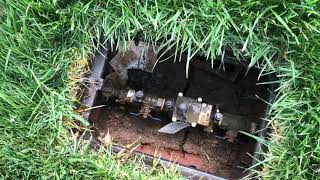 Step 2 how to turn on your irrigation system in the spring