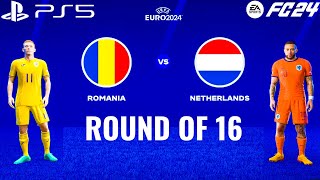 FC 24 | UEFA  EURO 2024 | Romania Vs. Netherlands | Round of 16