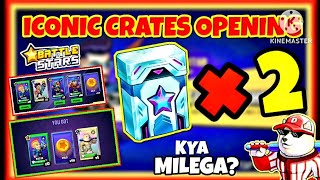 FIRST TIME I OPEN ICONIC CRATES FOR VEER CHARACTER || BATTLE STARS ICONIC CRATE OPENING