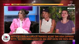 Betty Salam și Cătălin au explicat traseul scurt din Asia Express